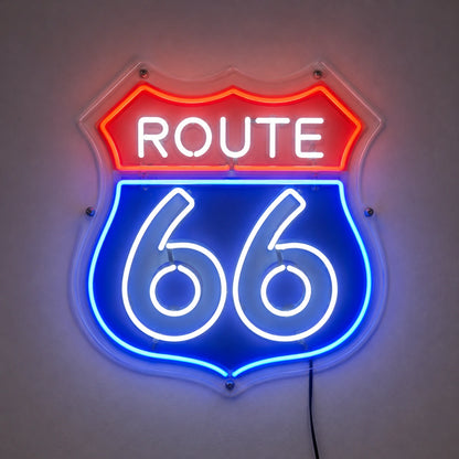 Classic Route 66 Wall Neon Sign LED Neon Sign main product image
