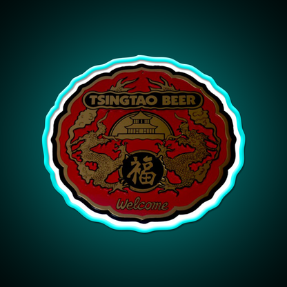 Classic Tsingtao Beer Sign Led Neon Sign Chinese Food Rgb Color