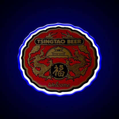 Classic Tsingtao Beer Sign Led Neon Sign Chinese Food Rgb Color