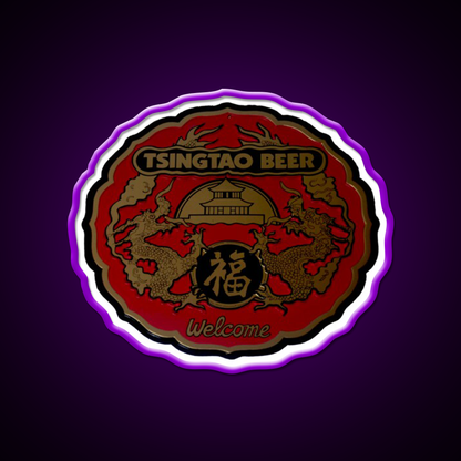 Classic Tsingtao Beer Sign Led Neon Sign Chinese Food Rgb Color