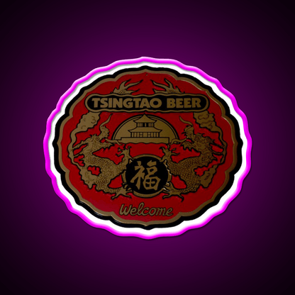Classic Tsingtao Beer Sign Led Neon Sign Chinese Food Rgb Color - Shineneon