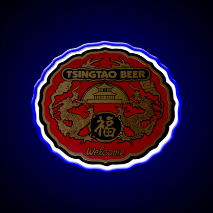 Classic Tsingtao Beer Sign Led Neon Sign Chinese Food Rgb Color - Shineneon
