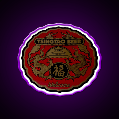 Classic Tsingtao Beer Sign Led Neon Sign Chinese Food Rgb Color - Shineneon