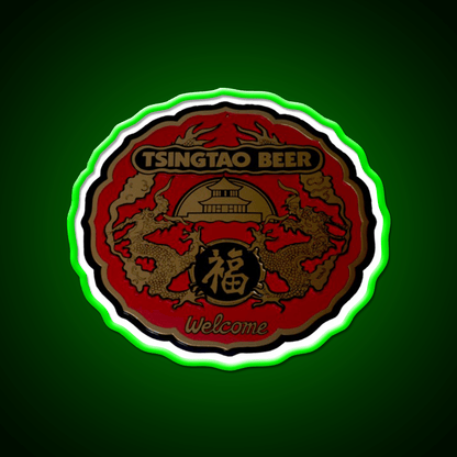 Classic Tsingtao Beer Sign Led Neon Sign Chinese Food Rgb Color - Shineneon