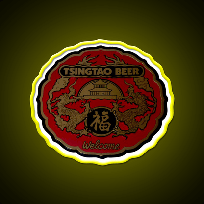 Classic Tsingtao Beer Sign Led Neon Sign Chinese Food Rgb Color - Shineneon