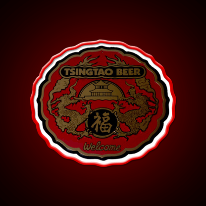 Classic Tsingtao Beer Sign Led Neon Sign Chinese Food Rgb Color - Shineneon