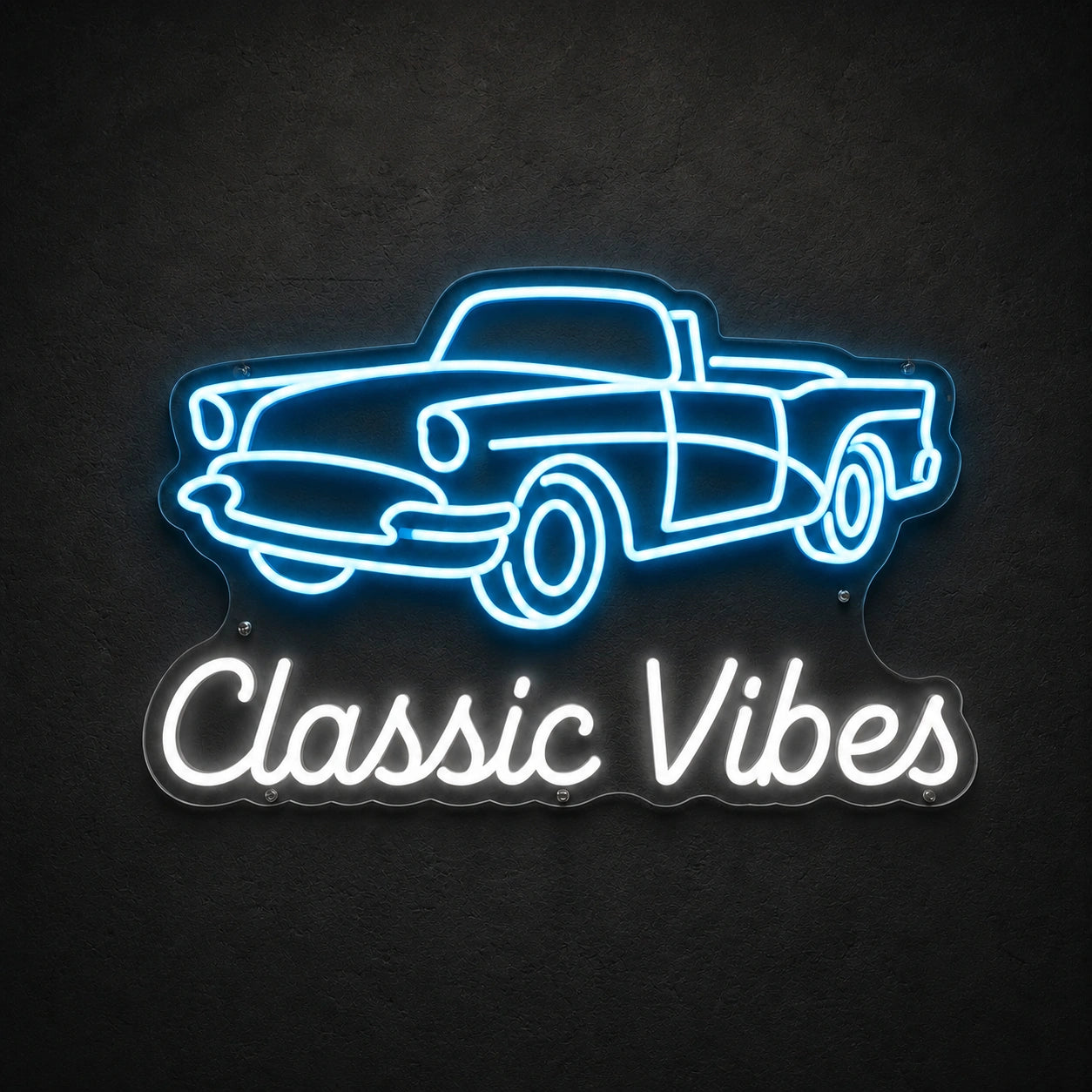 Classic Vibes Pickup Truck Vintage LED Neon Sign high-converting product image