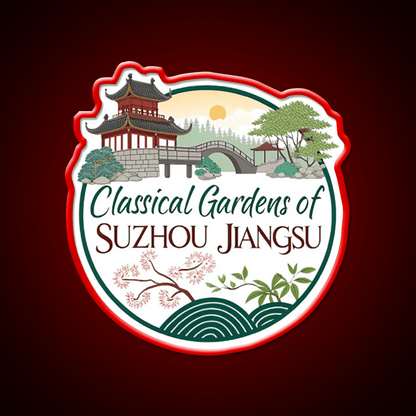 Classical Gardens Of Suzhou Led Neon Sign Chinese Food Rgb Color - Shineneon
