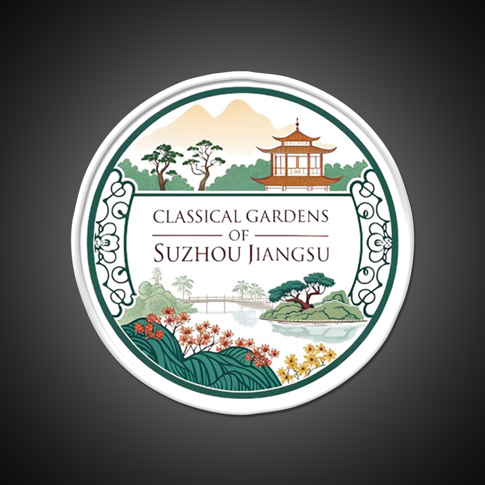 Classical Gardens Of Suzhou Led Neon Sign Chinese Food Wall Art Rgb Color