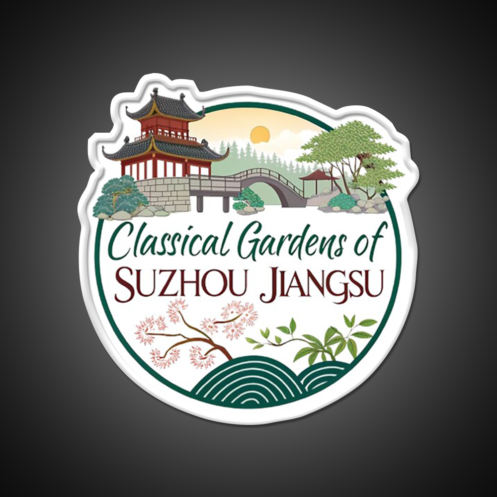 Classical Gardens Of Suzhou Led Neon Sign Chinese Food Rgb Color