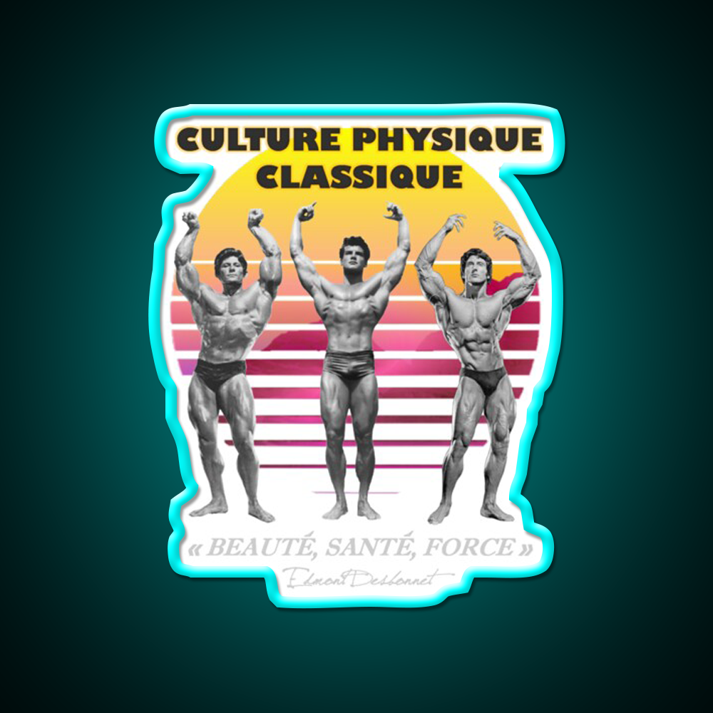 Classical Physical Culture Gym Fitness Led Neon Sign Rgb Color