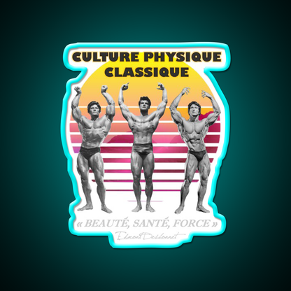 Classical Physical Culture Gym Fitness Led Neon Sign Rgb Color