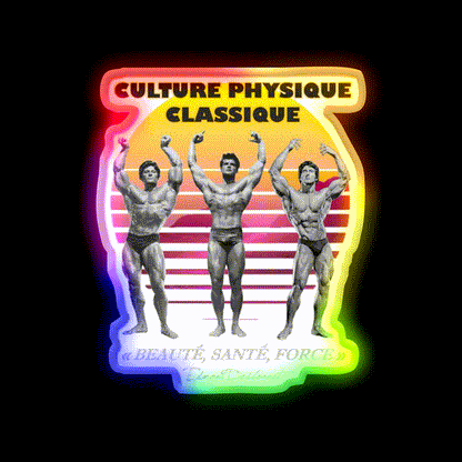 Classical Physical Culture Gym Fitness Led Neon Sign Rgb Color