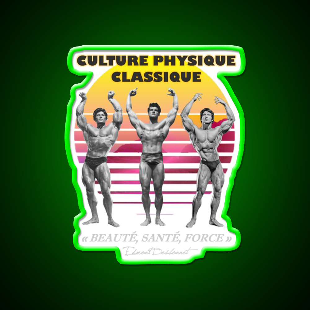 Classical Physical Culture Gym Fitness Led Neon Sign Rgb Color