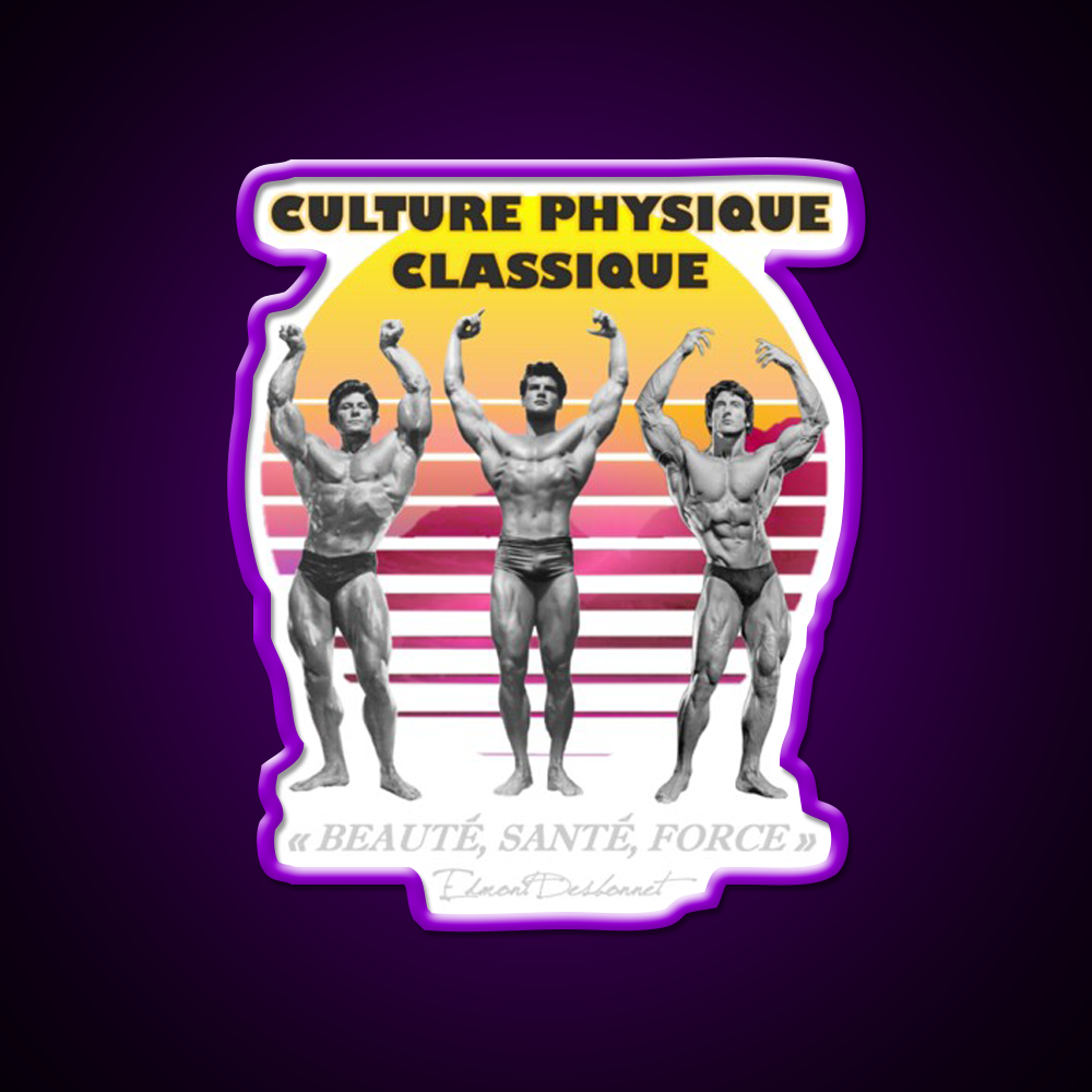 Classical Physical Culture Gym Fitness Led Neon Sign Rgb Color