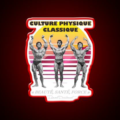 Classical Physical Culture Gym Fitness Led Neon Sign Rgb Color