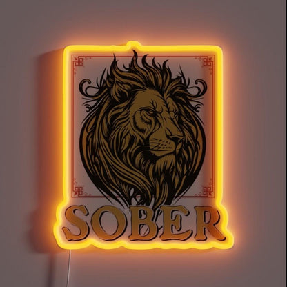 Clean And Sober Rgb Led Neon Sign - Shineneon