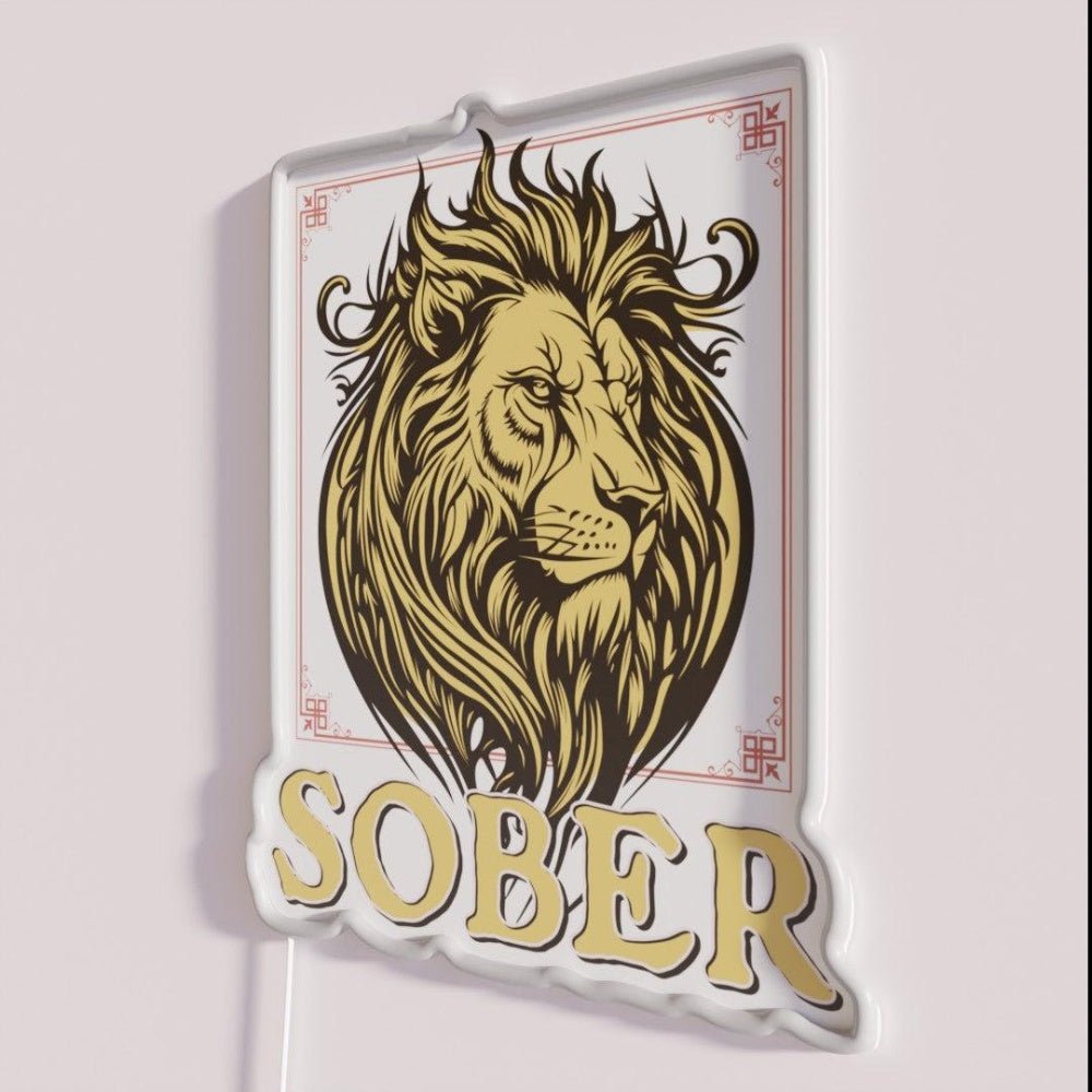 Clean And Sober Rgb Led Neon Sign - Shineneon