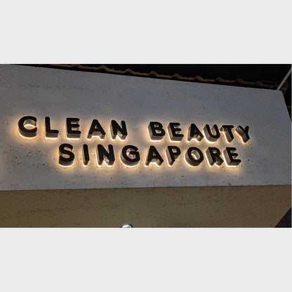 Clean Beauty Singapore 3D Backlit Channel Letters Led Light Sign - Shineneon