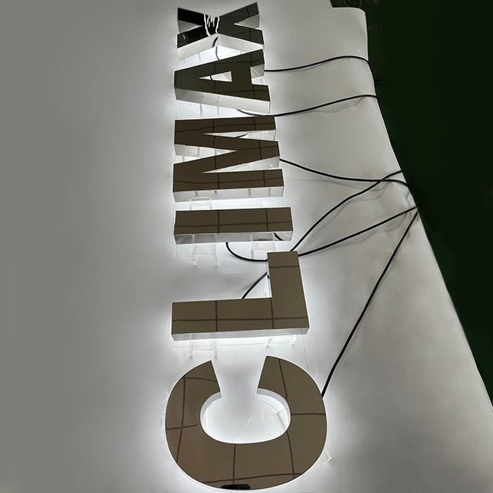Climax 3D Backlit Channel Letters Led Light Sign - Shineneon