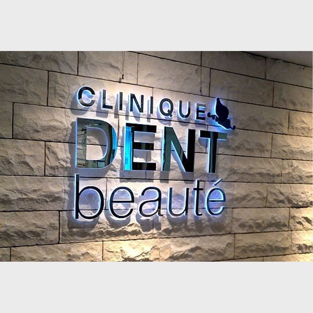 Clinique Dent Beaufe 3D Backlit Channel Letters Led Light Sign - Shineneon