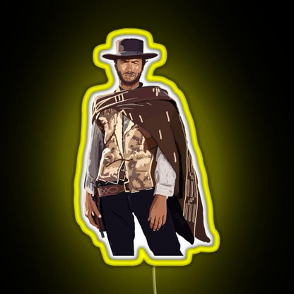 Clint Eastwood Rgb Led Neon Sign Pop Wall Art - Shineneon