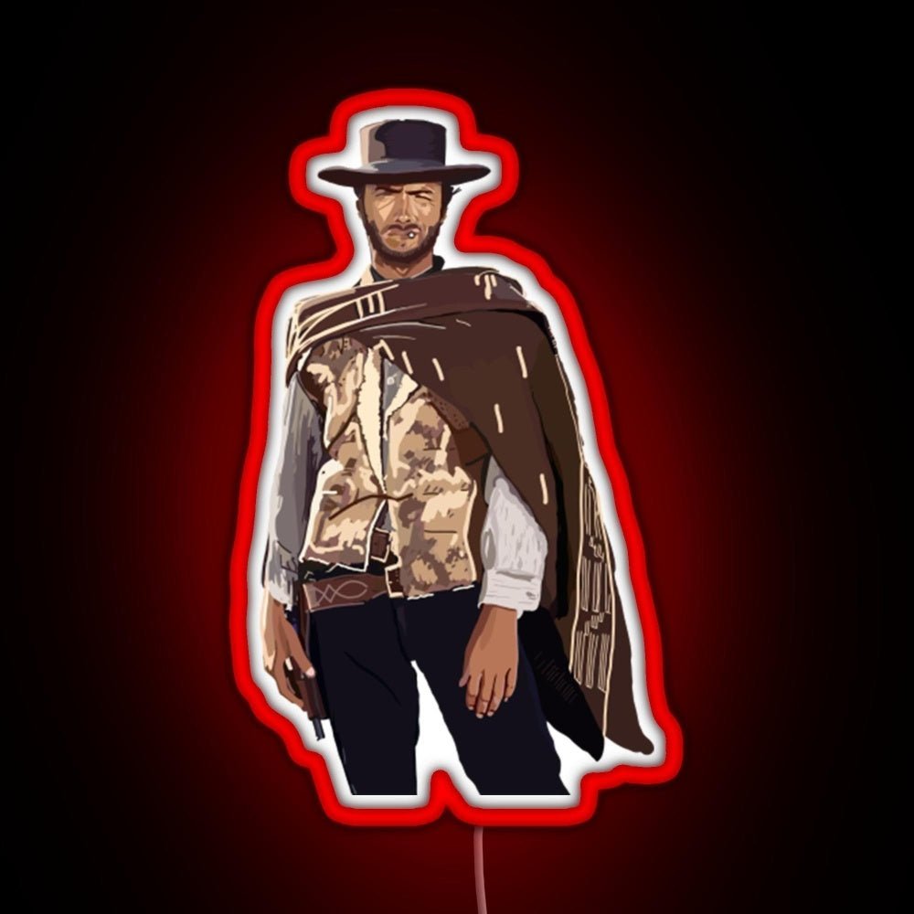 Clint Eastwood Rgb Led Neon Sign Pop Wall Art - Shineneon