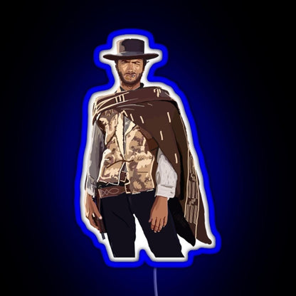 Clint Eastwood Rgb Led Neon Sign Pop Wall Art - Shineneon