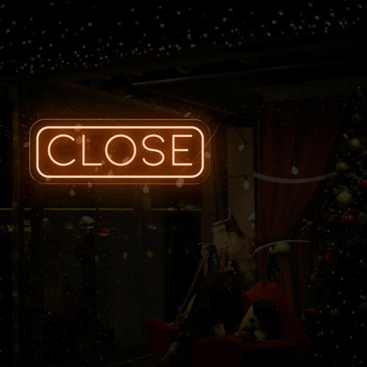 Close Red Led Neon Sign For Business Storefront Closure Notification | Shineneon