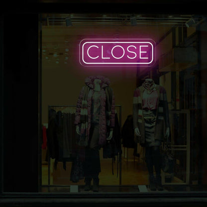 Close Red Led Neon Sign For Business Storefront Closure Notification | Shineneon