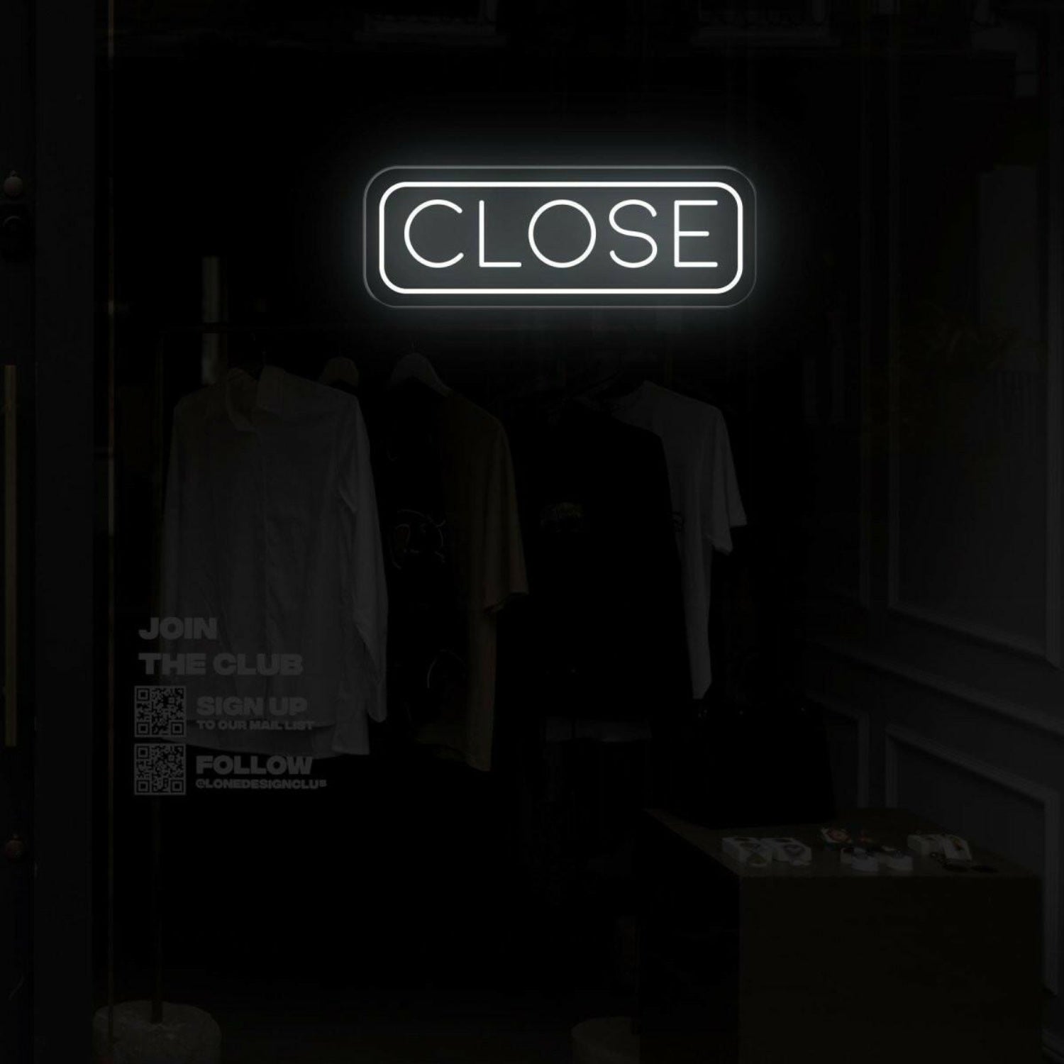 Close Red Led Neon Sign For Business Storefront Closure Notification | Shineneon