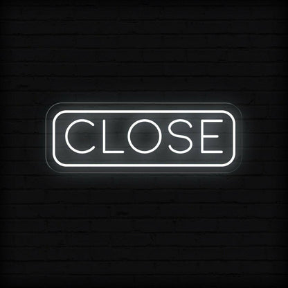 Close Red Led Neon Sign For Business Storefront Closure Notification | Shineneon