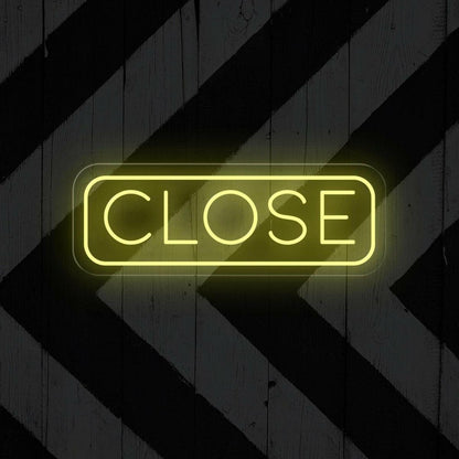 Close Red Led Neon Sign For Business Storefront Closure Notification | Shineneon