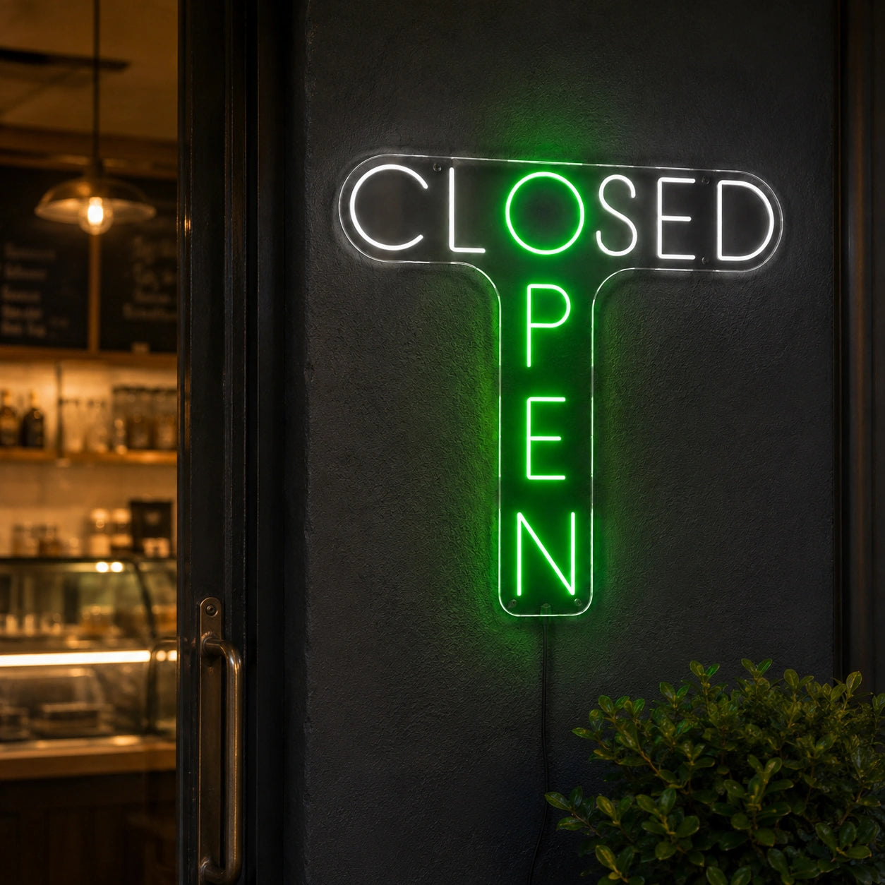 Closed Open Arrow LED Neon Sign high-converting product image