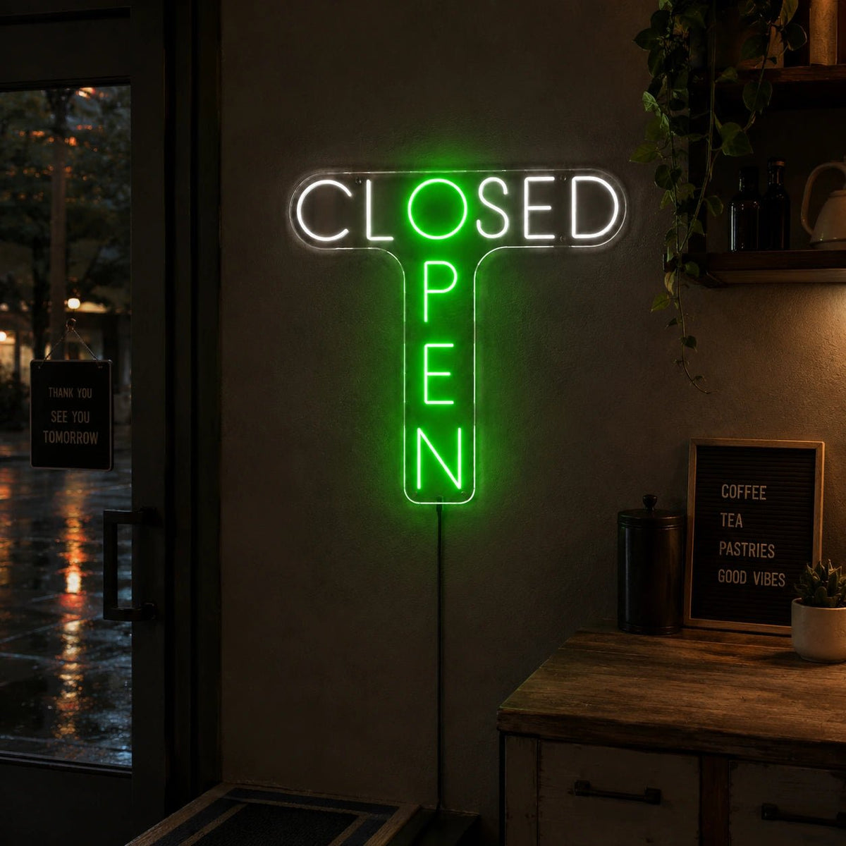 Closed Open Arrow LED Neon Sign - Shineneon