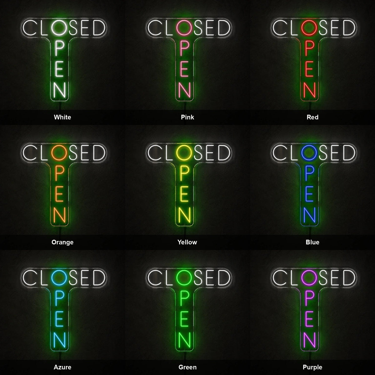 Closed Open Arrow LED Neon Sign - Shineneon