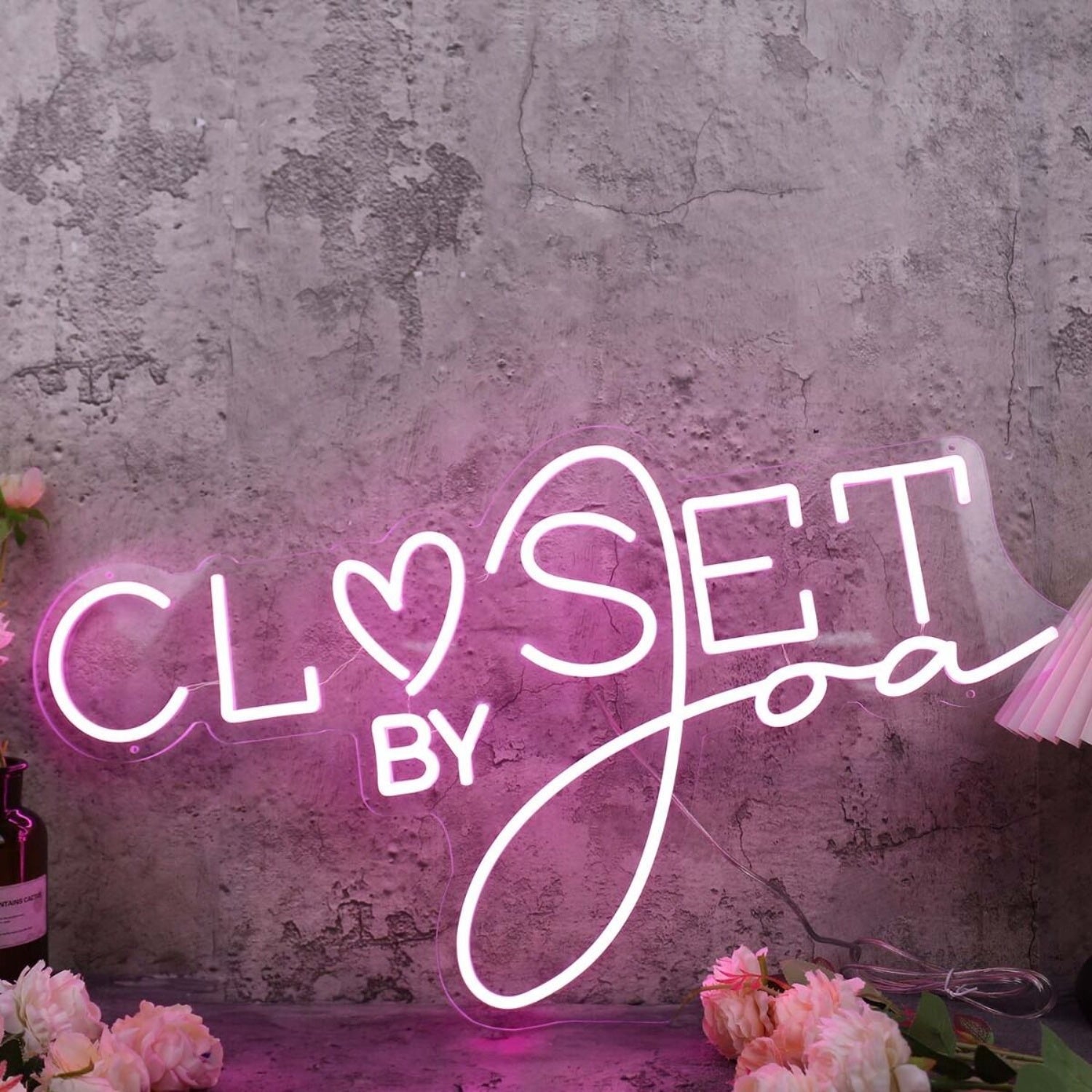 Closet By Joa Pink Led Neon Sign - Shineneon