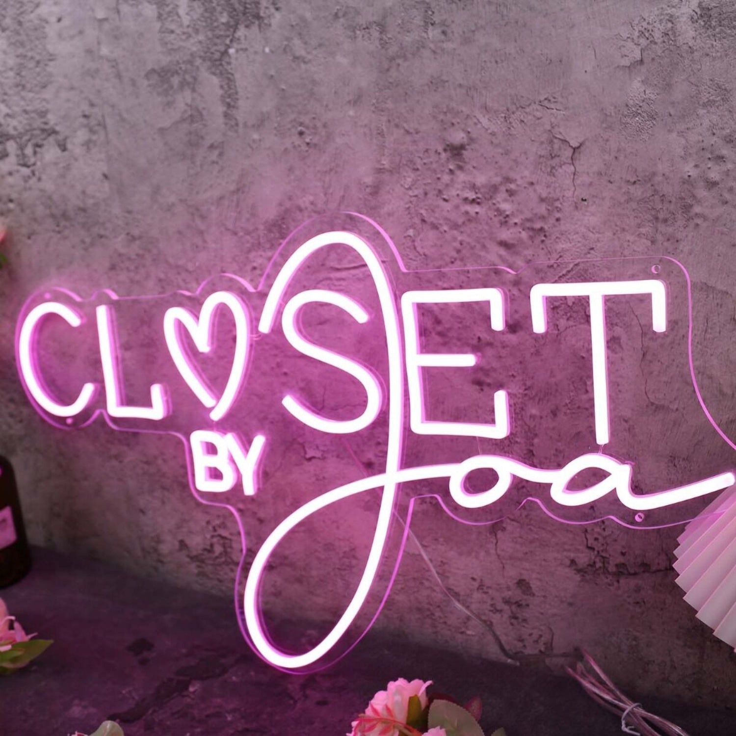 Closet By Joa Pink Led Neon Sign - Shineneon