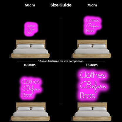 Clothes Before Bros Led Neon Sign | Shineneon