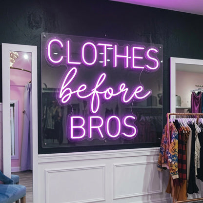 Clothes Before Bros LED Neon Sign Wall Neon Sign - 01 Original Product Image