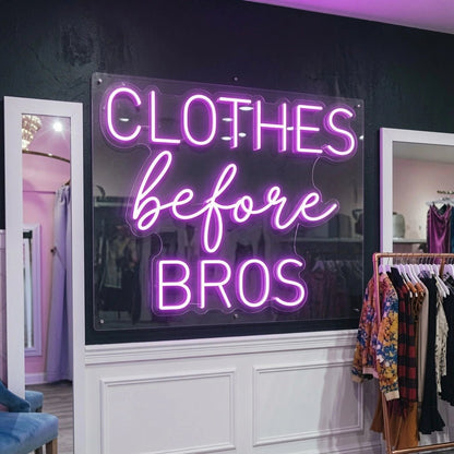 Clothes Before Bros LED Neon Sign Wall Neon Sign - Shineneon