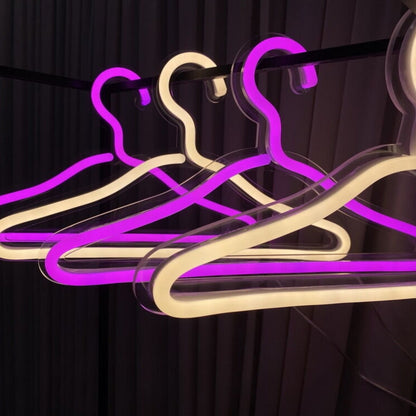 Clothes Hanger Pack Of 4 Led Neon Sign - Shineneon