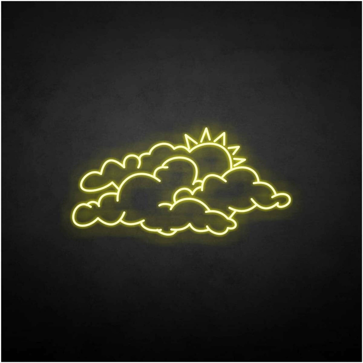 Cloud And Sun Led Neon Sign - Shineneon