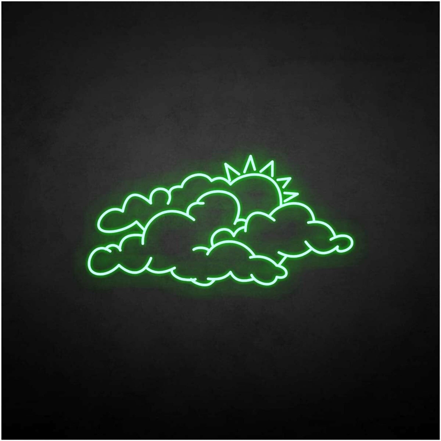 Cloud And Sun Led Neon Sign - Shineneon