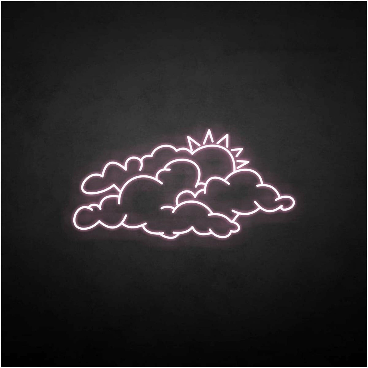 Cloud And Sun Led Neon Sign - Shineneon