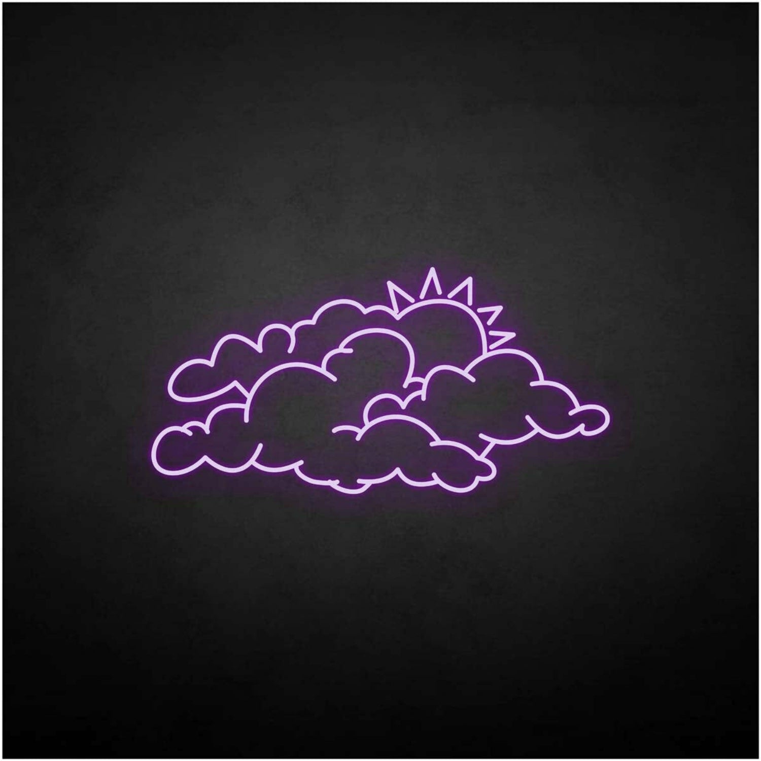 Cloud And Sun Led Neon Sign - Shineneon