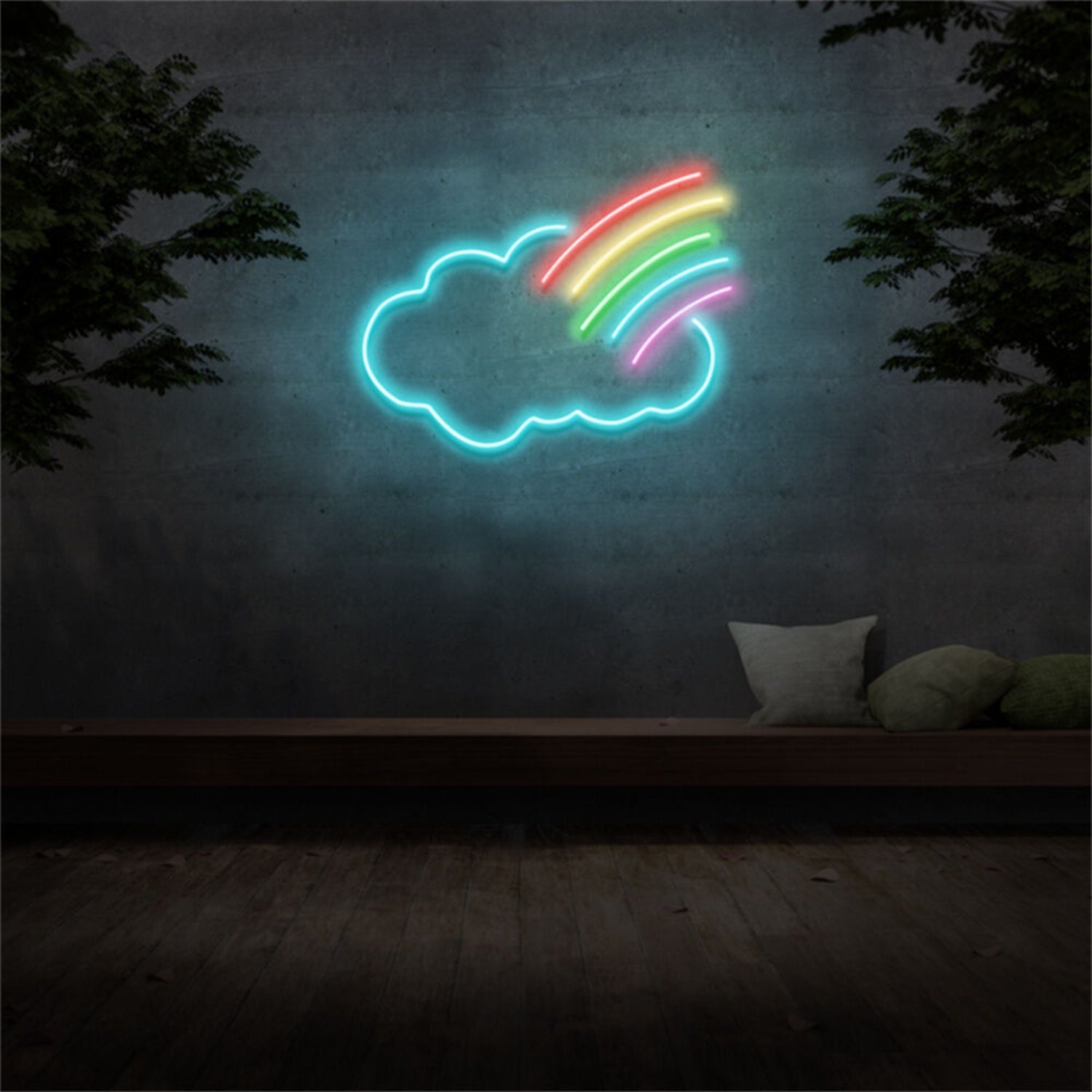 Cloud Rainbow Led Neon Sign For Home Decor - Shineneon