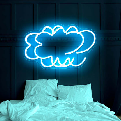 Cloud Twins Cute Neon Signs For Kids Bedroom