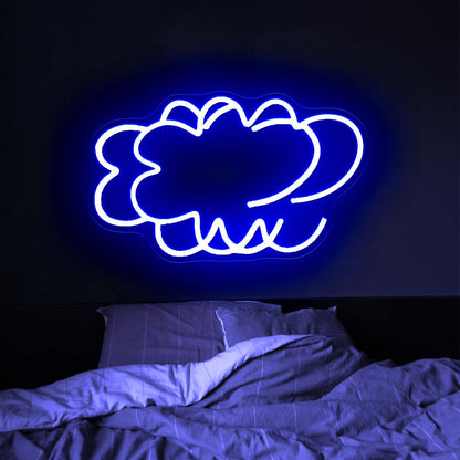 Cloud Twins Cute Neon Signs For Kids Bedroom