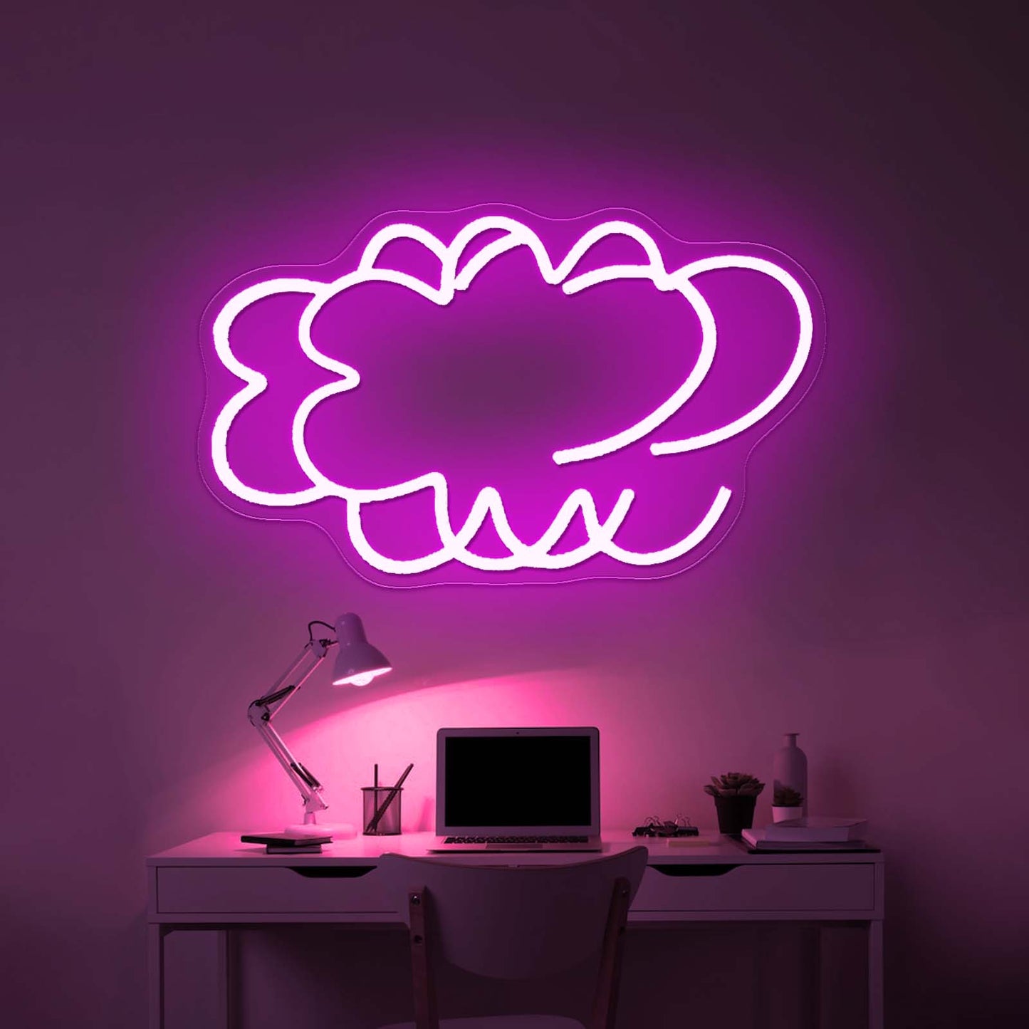 Cloud Twins Cute Neon Signs For Kids Bedroom